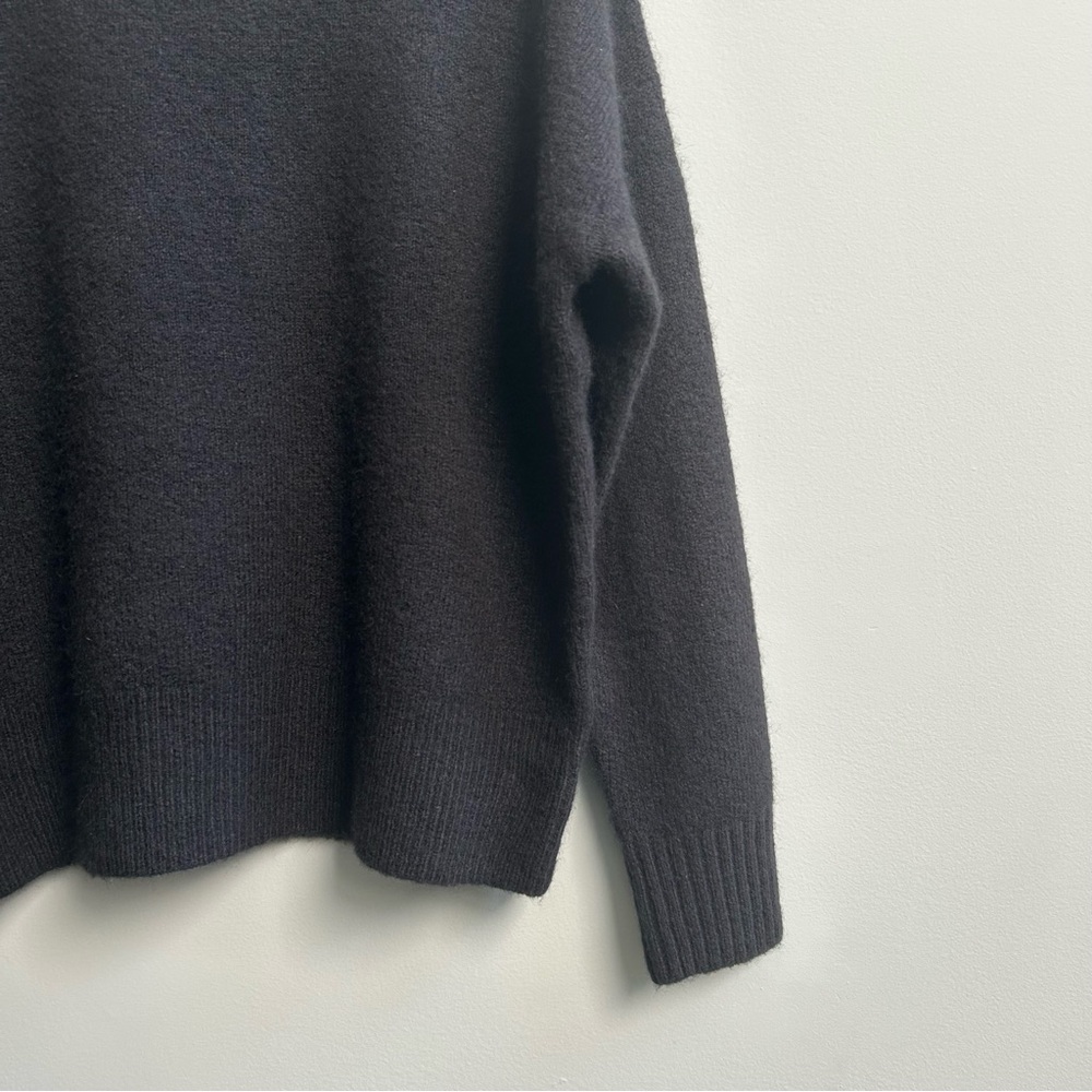 NWOT Madewell Dillon Mockneck Pullover Black Sweater Size XS - Picture 7 of 10